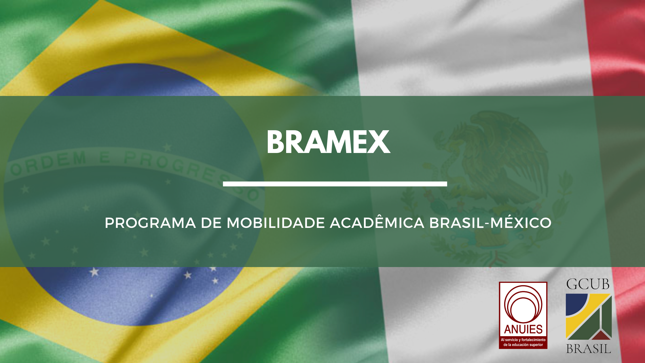 BRAMEX PROGRAMA DE MOBILIDADE ACADÊMICA BRASIL-MÉXICO - Grupo de Cooperação  Internacional de Universidades Brasileiras (GCUB)
