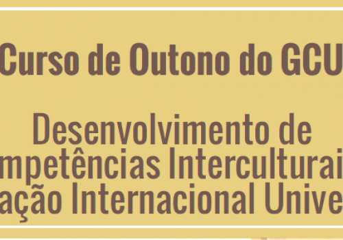 I Curso de Outono do GCUB