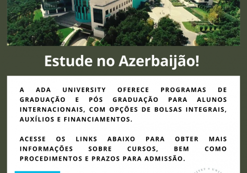 Divulgação Programas ADA University