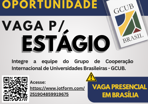 Vaga de empregoestágio banner