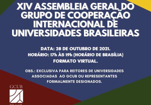 XIV Assembleia Geral do Grupo Coimbra de Universidades Brasileiras