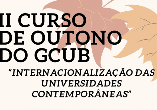 II Curso de Outono do GCUB